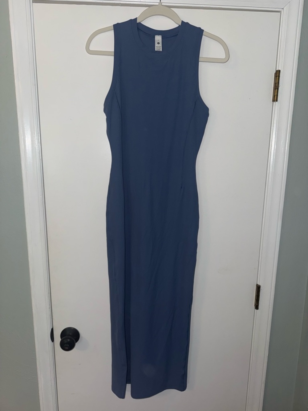 lululemon all aligned ribbed midi dress